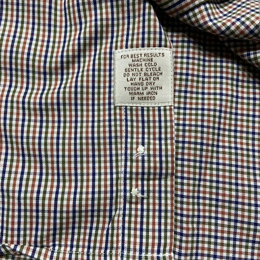 Peter Millar Multicolor Checkered Button Down Dre… - image 6